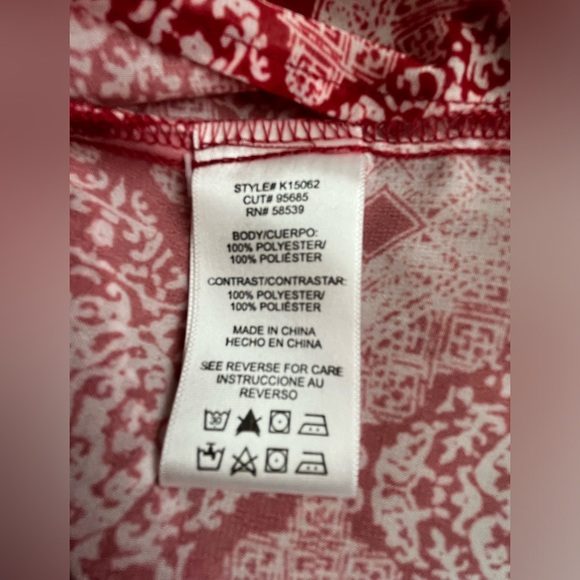 KUT From the Kloth Red Women’s Top Blouse Sz L - Picture 9 of 11